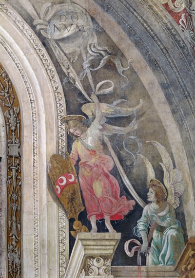 Two angels (detail) by Filippino Lippi